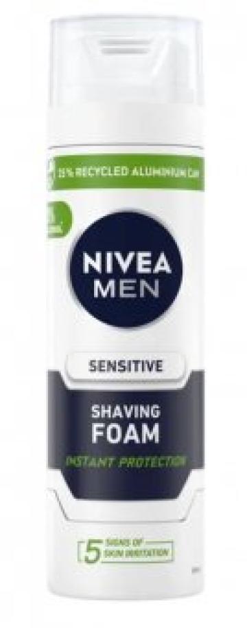 Spuma de ras Sensitive Nivea Men 200ml de la Supermarket Pentru Tine Srl