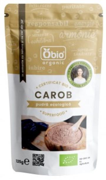 Pudra de carob (roscove) bio 125g Obio de la Supermarket Pentru Tine Srl