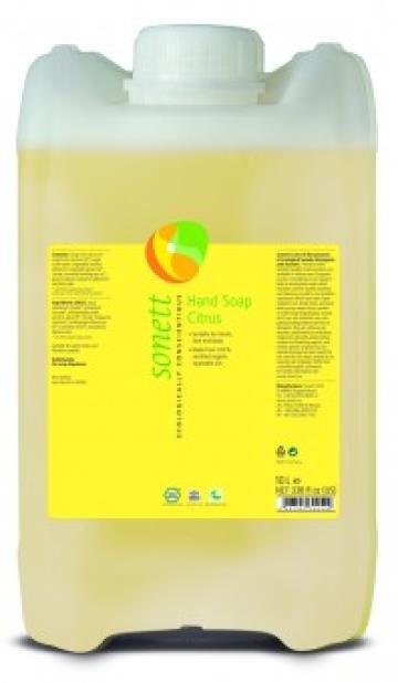 Sapun lichid - gel de dus ecologic - lamaie 10 l Sonett de la Supermarket Pentru Tine Srl