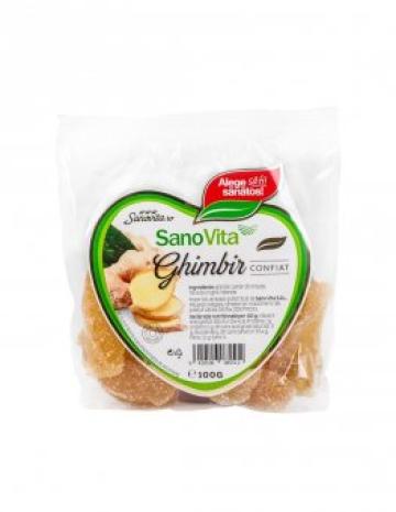 Ghimbir confiat SanoVita 100g de la Supermarket Pentru Tine Srl