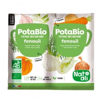 Supa instant cu fenicul si legume, bio, 2x 8.5g, Nat-ali de la Supermarket Pentru Tine Srl