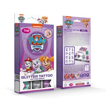 Set de tatuaje cu sclipici TyToo Paw Patrol pentru fete de la Rykdom Trade Srl