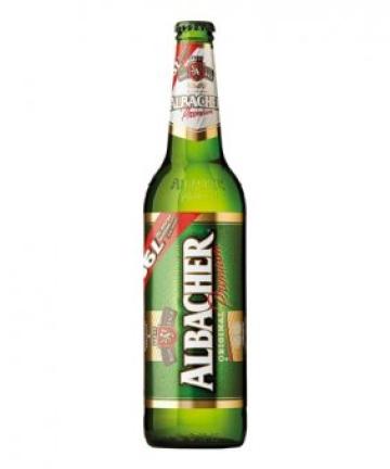 Bere blonda sticla Albacher 0.66L, Alc. 4.8% SGR de la Supermarket Pentru Tine Srl