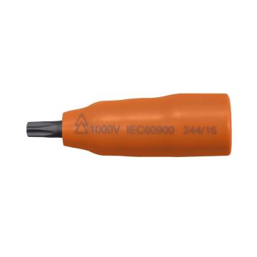 Cap cheie tubulara 1/4 izolat la 1000 V cu profil Torx, T10