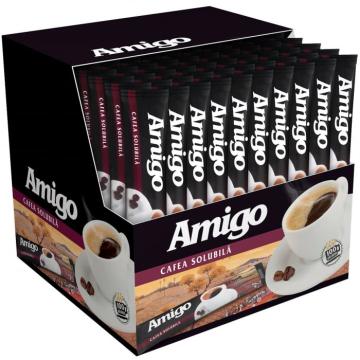 Cafea solubila instant plic Amigo 100x1.8g de la KraftAdvertising Srl