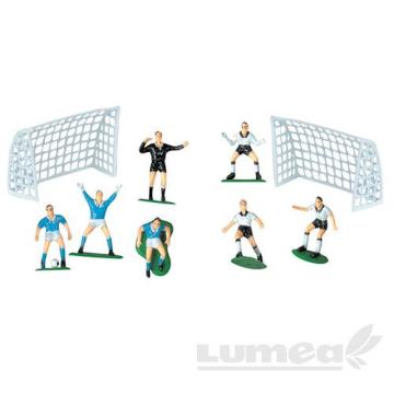 Figurine Fotbalisti din plastic, 9 buc - deKora