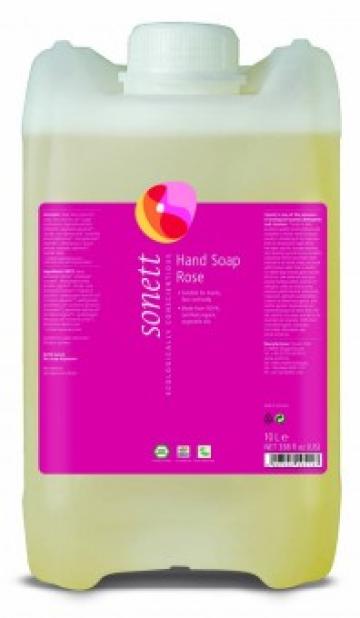 Sapun lichid - gel de dus ecologic - trandafiri 10L Sonett de la Supermarket Pentru Tine Srl