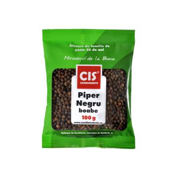 Piper negru boabe 100g de la Condimente Cis