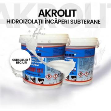 Hidroizolatie Akrolit pentru beciuri 4 kg de la Lavoli shop