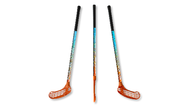 Racheta de floorball dreapta 80/91 Force One Orange - Acito