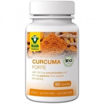 Supliment Turmeric (curcuma) Forte bio 500mg, 90cps Raab de la Supermarket Pentru Tine Srl