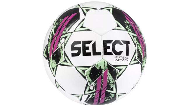 Minge de futsal de sala Select Attack V22 alb/roz