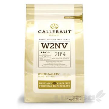 Ciocolata alba fina, 1 kg - Barry Callebaut