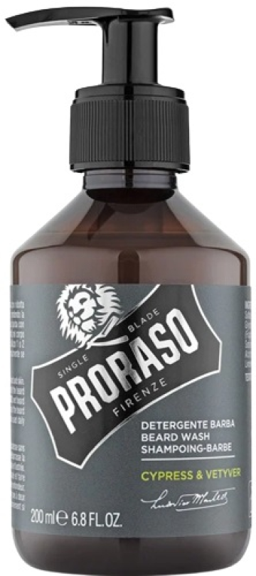 Sampon pentru barba Proraso Cypress Vetyver, 200 ml