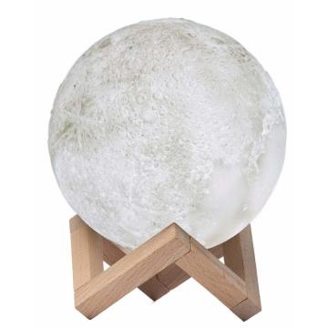 Lampa de veghe in forma de luna reincarcabila, Moon Lamp 3D