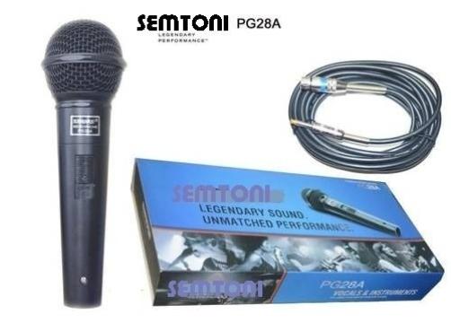 Microfon profesional cu fir vocal Semtoni PG28A