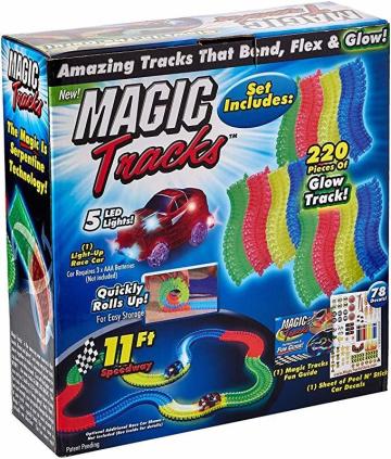 Jucarie Pista flexibila curse, Magic Tracks din 220 piese