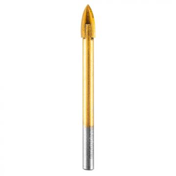 Burghiu universal pentru sticla cu 4 muchii