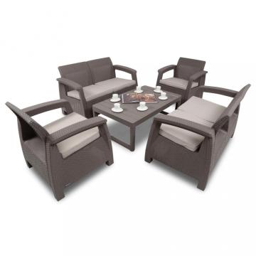 Set de mobilier de gradina Corfu Large II Lyon 6+1