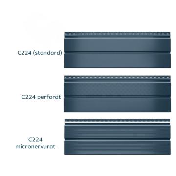 Lambriu metalic perforat Caretta C224 Fresco 0.45 mm de la Depozit Virtual