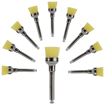 Periute detartraj din nylon - galben - 10 bucati de la Medaz Life Consum Srl