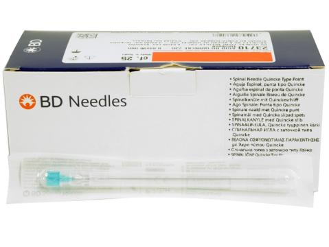 Ace spinale BD cu varf Quincke - 23G ( 0.64 x 90 mm ) de la Medaz Life Consum Srl