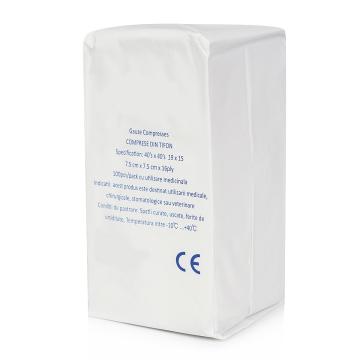 Comprese tifon nesterile 7.5 x 7.5 cm - 16 straturi de la Medaz Life Consum Srl