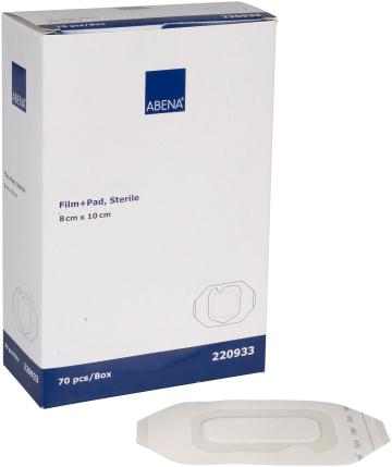 Plasturi sterili transparenti rezistenti la apa Abena - 8x10