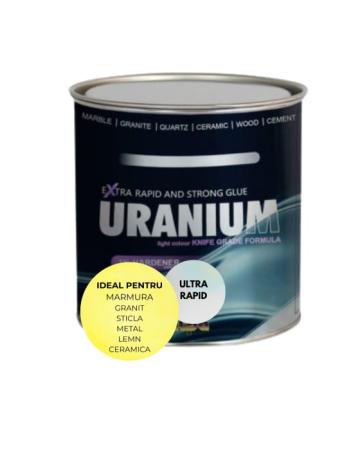 Adeziv mastic ultra-rapid Uranium, 1L, Ilpa, pentru marmura