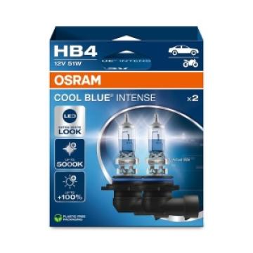 Set becuri Osram HB4 Cool Blue Intense Next Gen 51W de la LND Albu Profesional Srl