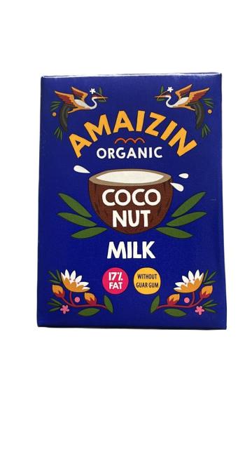 Lapte din nuci de cocos Amaizin 17%, eco 500ml