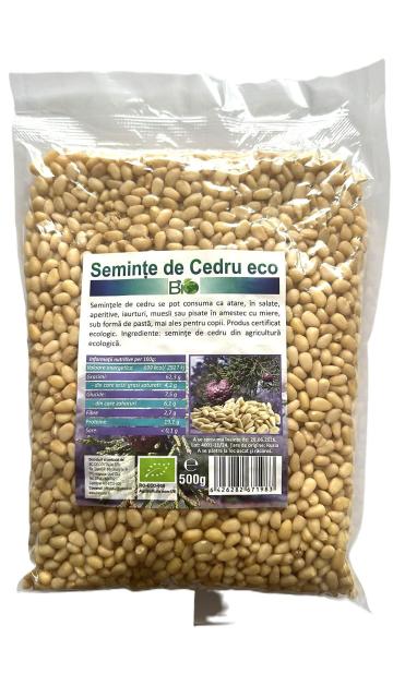 Seminte de cedru, bio 500 g de la Biovicta