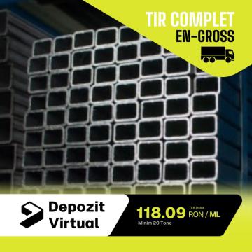 Teava rectangulara Angro 60x40x3 bara de 6m minim 20 tone