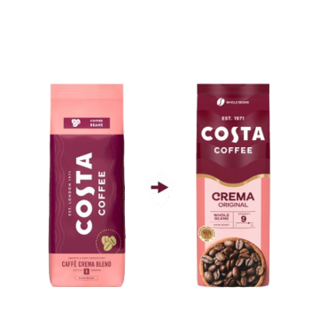 Cafea boabe Costa Caffe Crema Blend 1kg