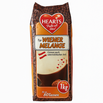 Cappuccino Hearts Wiener Melange 1kg de la Activ SDA Srl