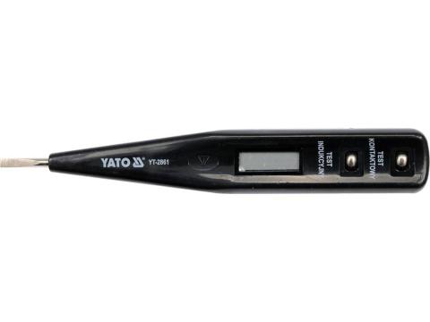 Tester digital de tensiune 12-250V, Yato YT-2861