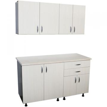 Mobilier bucatarie Sofia 140 cm, carcasa wenge