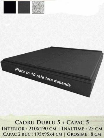 Cadru funerar dublu 5 + capace 63