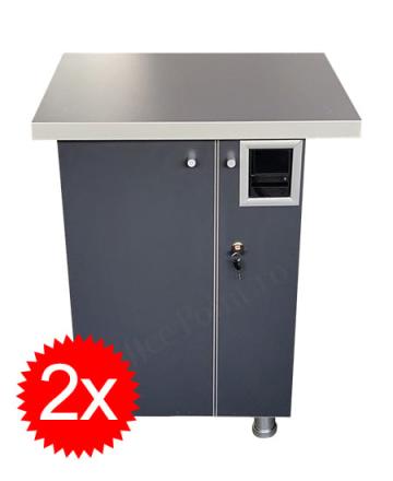 Cabinet aparat cafea VM4 Antracit, 2 buc.