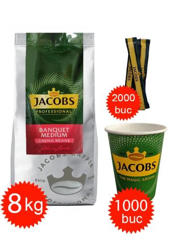 Pahare 8oz Jacobs Banquet Medium si zahar Jacobs de la Vending Master Srl