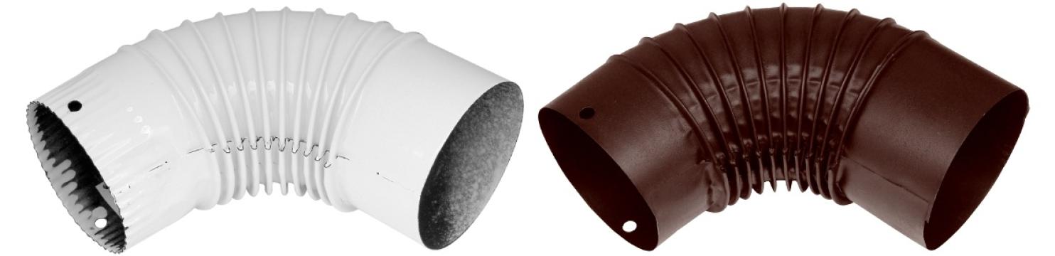 Cot emailat maro / 110mm