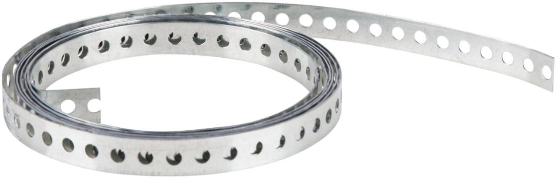 Banda perforata din otel zincat, 16x0.9mm, 10 metri