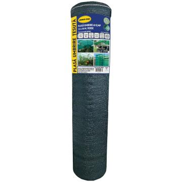Plasa umbrire 40 g/mp, 6 x 25 m - verde / 150mp de la URBANIX SRL