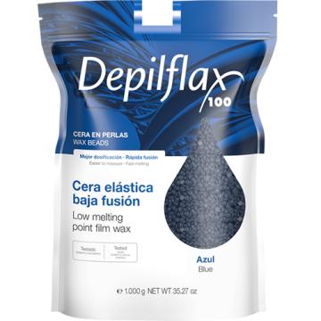 Ceara film granule extra elastica 1kg albastra - Depilflax de la Mezza Luna Srl