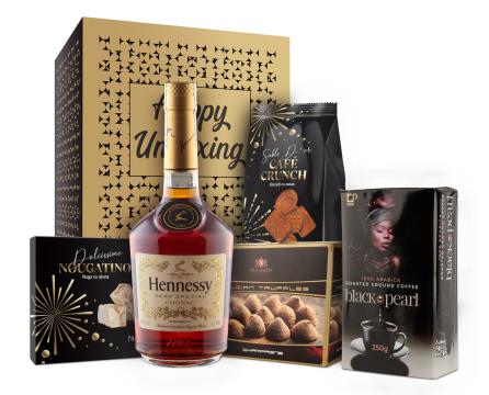 Cos cadou deschiderea Hennessy de la Web2print Bucuresti Srl