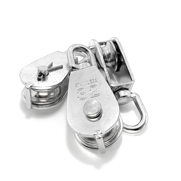 Scripete cu ochi rotativ, inox AISI 304, 150 kg de la Rodomar International Srl