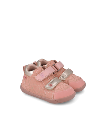 Ghete fete roz barefoot impermeabile, imblanite Garvalin 251