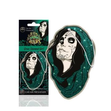 Odorizant auto Aroma Dia de los muertos Green Diamond Girl de la Auto Care Store Srl