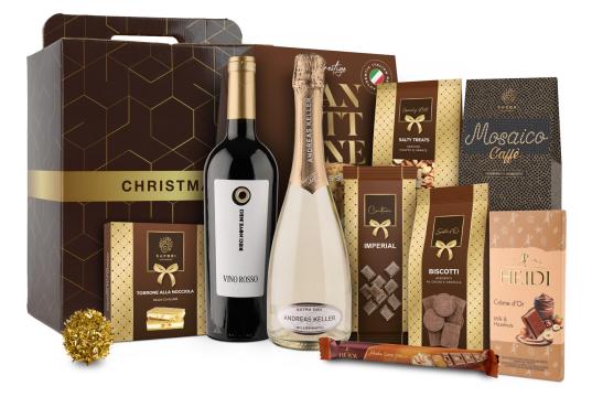 Cos cadou Golden Gift de la Web2print Bucuresti Srl