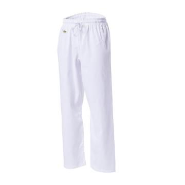 Pantaloni albi arte martiale Kwon